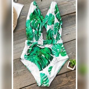 Cupshe Monstera Swimsuit